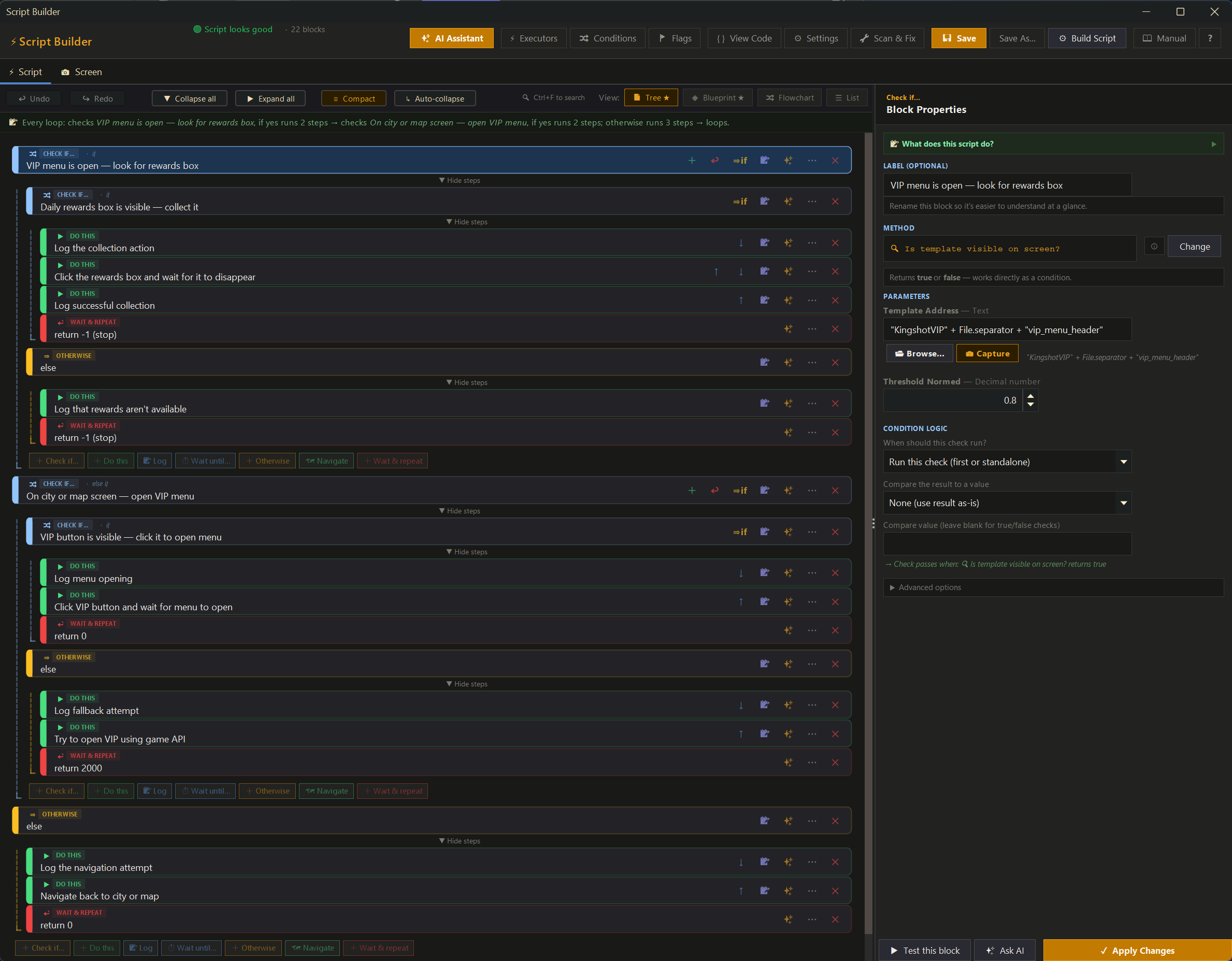 Script Builder Tool V2 - Most Advanced Mobile Farm Bot - LSS Bot